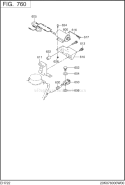 Page M Diagram and Parts List for EH722DS5120  Subaru Engine
