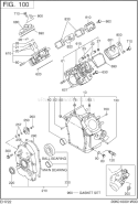 Part Location Diagram of 263-15503-03 Subaru Rocker Cover