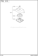 Part Location Diagram of 280-32626-A1 Subaru Cleaner Base Cp