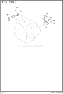 Oil Sensor Diagram and Parts List for EX130D20010  Subaru Engine
