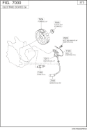 Part Location Diagram of 065-01407-50 Subaru Spark Plug