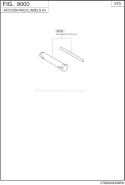 Accessories Label Diagram and Parts List for EX130D70190  Subaru Engine