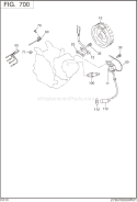 Electric Device Diagram and Parts List for EX130D10010  Subaru Engine