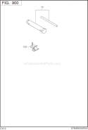 Accessories Label Diagram and Parts List for EX130D10010  Subaru Engine