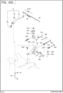 Governor Operation Diagram and Parts List for EX130D10010  Subaru Engine