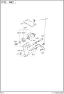 Part Location Diagram of 277-76503-01 Subaru Bracket(Solenoid)3Cp
