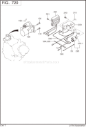 Page K Diagram and Parts List for EX170DS0210  Subaru Engine