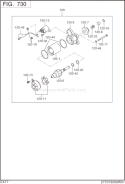 Part Location Diagram of 277-70571-08 Subaru O Ring