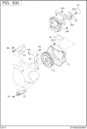 Cooling,Starting Diagram and Parts List for EX170D00001  Subaru Engine
