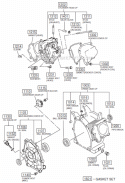 Part Location Diagram of 277-99001-47 Subaru Gasket Set