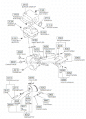 Intake_Exhaust_Group Diagram and Parts List for EX210DE5060  Subaru Engine