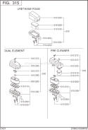 Page D Diagram and Parts List for EX210D50170  Subaru Engine