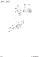 Part Location Diagram of 278-22502-00 Subaru Connecting Rod Ay