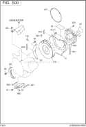 Part Location Diagram of 278-54111-H3 Subaru Cooling Blower