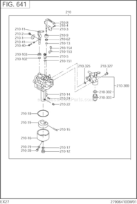 Page I Diagram and Parts List for EX270D50103  Subaru Engine