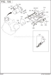 Part Location Diagram of 279-70515-08 Subaru Magnet Switch Cp