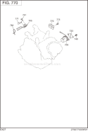 Part Location Diagram of 279-76301-21 Subaru Oil Sensor Cp