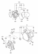 Part Location Diagram of 279-11002-11 Subaru Main Bearing Cover