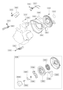 Cooling_Starter Diagram and Parts List for EX300DE5220  Subaru Engine