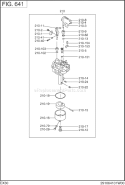 Page J Diagram and Parts List for EX300D20040  Subaru Engine