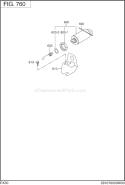 Page K Diagram and Parts List for EX300D20061  Subaru Engine