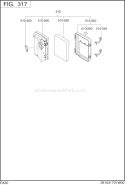 Part Location Diagram of 279-32637-28 Subaru Cleaner Body Comp