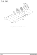 Page G Diagram and Parts List for EX300D20040  Subaru Engine
