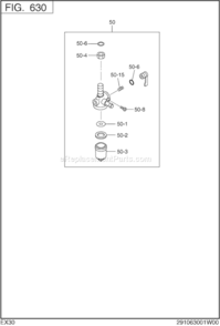 Page I Diagram and Parts List for EX300DS2022  Subaru Engine