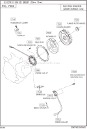 Electric Device Diagram and Parts List for EX400SE5020  Subaru Engine