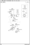 Part Location Diagram of 20B-20901-31 Subaru Crank Shaft Cp