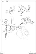 Page L Diagram and Parts List for EX400DS2062  Subaru Engine