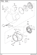 Cooling,Starting Diagram and Parts List for EX400D20200  Subaru Engine