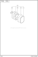 Part Location Diagram of 230-32601-10 Subaru Air Cleaner Ay