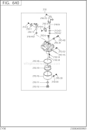 Part Location Diagram of 226-62500-08 Subaru Needle Valve Ay