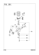 Part Location Diagram of 226-23101-03 Subaru Oil Scraper