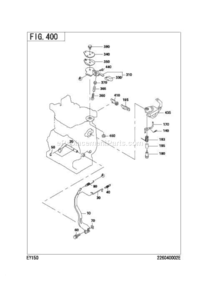 Governor,Operation Diagram and Parts List for EY150DD0090  Subaru Engine
