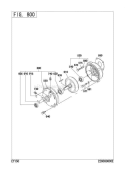 Part Location Diagram of 207-80101-01 Subaru Reduction Case Cp