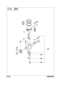 Part Location Diagram of 281-23401-03 Subaru Piston