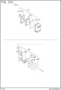 Page D Diagram and Parts List for EY153D50030  Subaru Engine