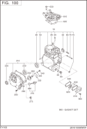 Page A Diagram and Parts List for EY153D00340  Subaru Engine