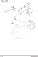 Page J Diagram and Parts List for EY153D00340  Subaru Engine