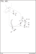 Page F Diagram and Parts List for EY153YD4520  Subaru Engine