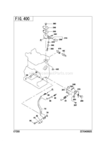 Governor,Operate Gr Diagram and Parts List for EY200DS0000  Subaru Engine