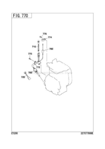 Oil Sensor Diagram and Parts List for EY200DS5140  Subaru Engine