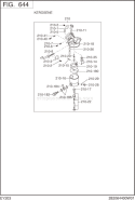 Page J Diagram and Parts List for EY203DK5010  Subaru Engine