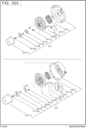 Part Location Diagram of 282-50111-08 Subaru Starter Rope