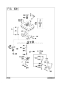 Fuel Lubricant Group Diagram and Parts List for EY230BS0020  Subaru Engine