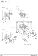 Part Location Diagram of 234-16006-13 Subaru Gasket(Tappet Cov)
