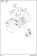 Part Location Diagram of 234-70101-11 Subaru Flywheel Cp