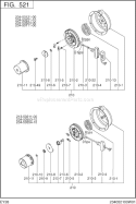 Part Location Diagram of 234-50121-00 Subaru Recoil Starter Ay